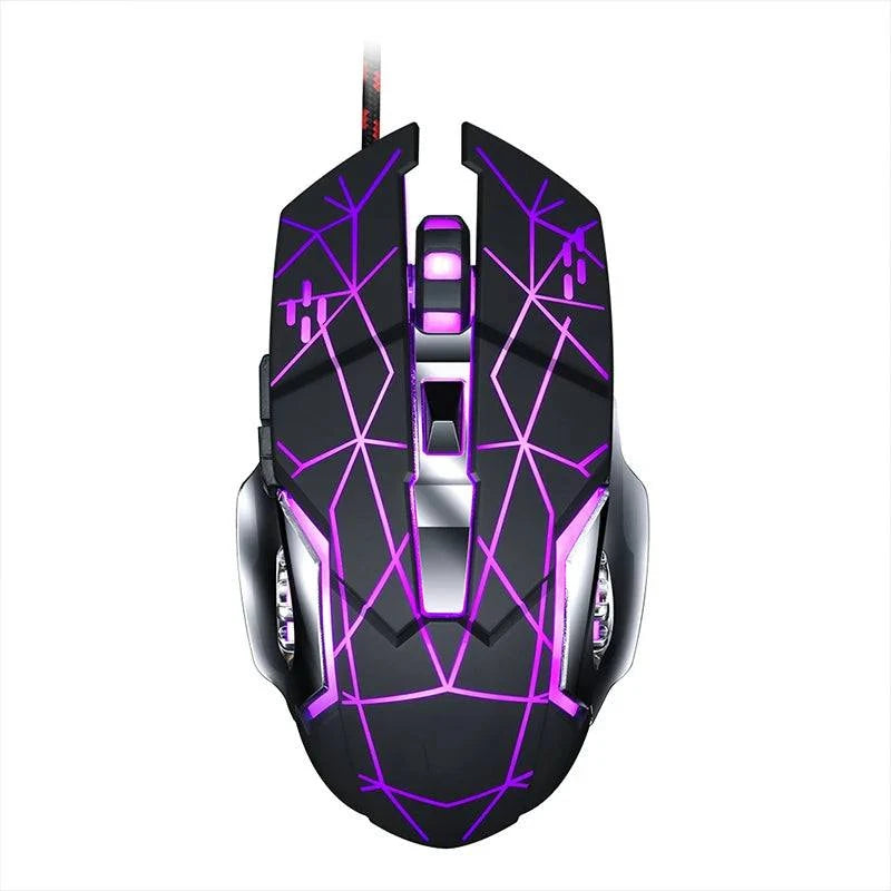 V6 Gaming Mouse Office Luminous Wired Mechanical Mouse