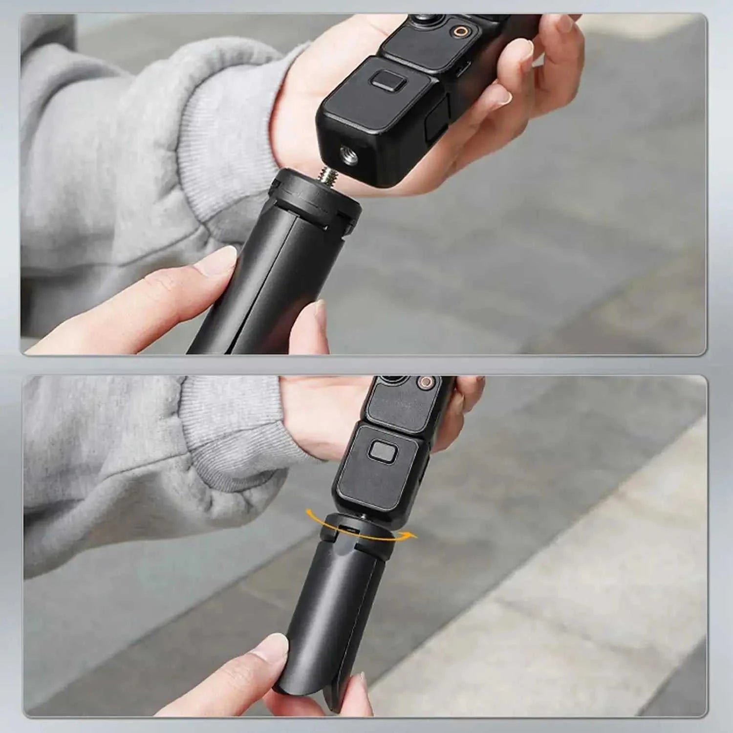 Mini Tripod for DJI Osmo Pocket 3 Desktop Stand Stabilizer Holder for Insta360 X3 Pocket 3 Pocket 2 Gimbal Tripod Accessories