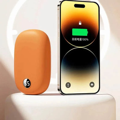 10000mAh Portable Hand Warmer USB Rechargeable 2-In-1 Power Bank Winter Electric Heater Warmer For Cold Weather