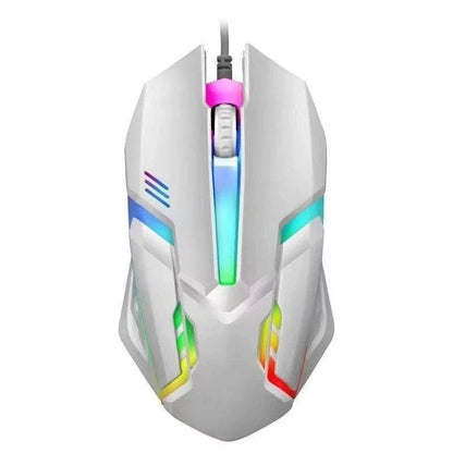 USB Optical Wired Colorful LED Gaming Mouse For Desktop Laptop PC Computer factory direct sales
