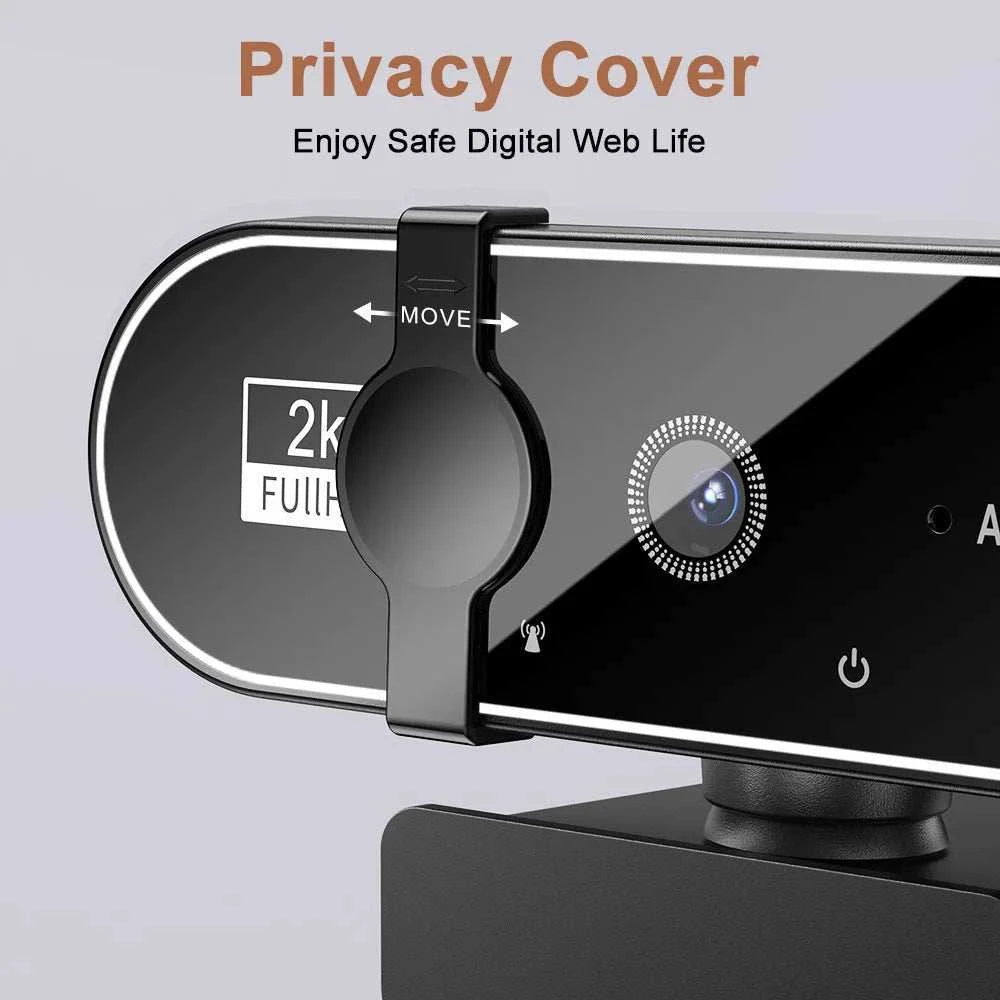 1080P Full HD Webcam with Built-in Microphone - USB Autofocus Camera for PC Laptop Ideal for Video Recording Conferencing