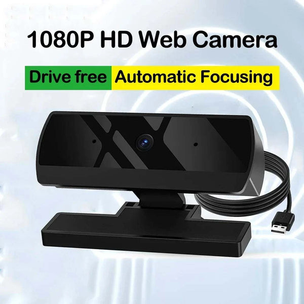 HD 1080P Web Camera USB Web Camera with Microphone Autofocus Camera PC Computer Laptop Live Streaming Webcam for Video Calling