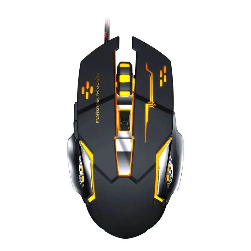 V6 Gaming Mouse Office Luminous Wired Mechanical Mouse