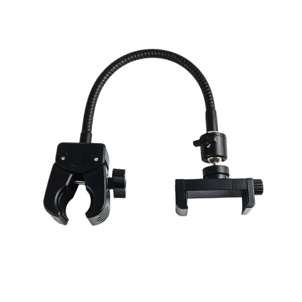 Mobile Phone Clip Holder Universal Hose Outdoor Live Broadcast Fixed Base Clamp Fishing 360 Sports Camera Holder