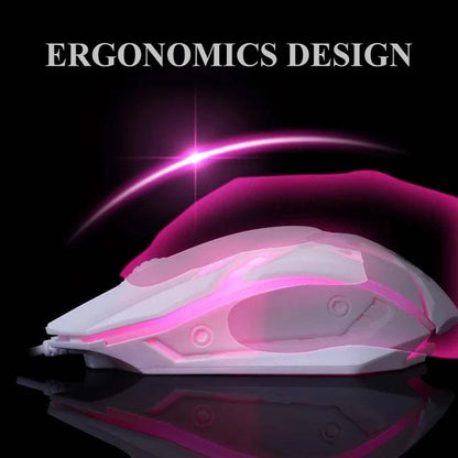 USB Optical Wired Colorful LED Gaming Mouse For Desktop Laptop PC Computer factory direct sales