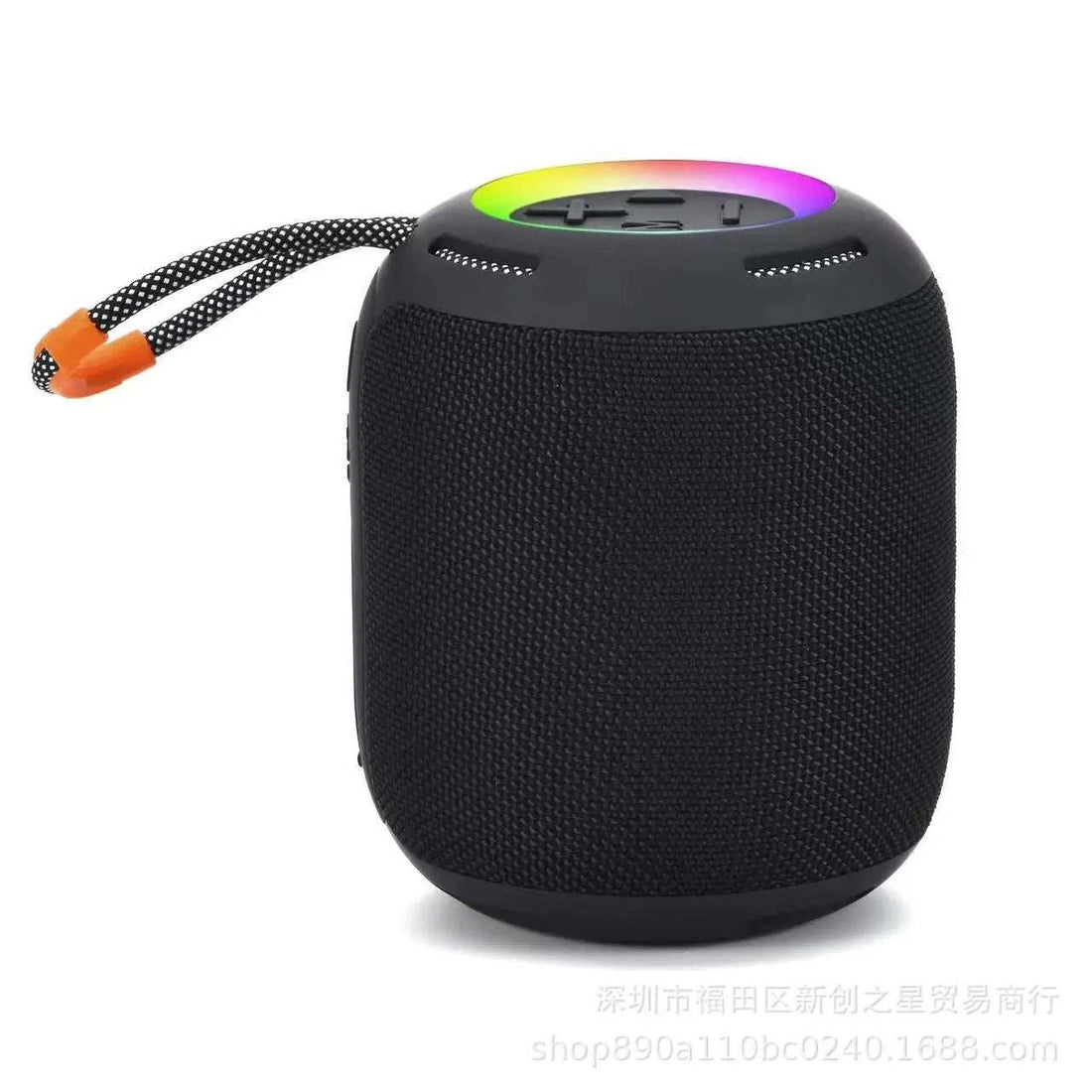 Mini Bluetooth Speaker BOOMBOX X930 Colorful Light Wireless 360° Sound With XBass Fabric Lanyard Subwoofer Portable
