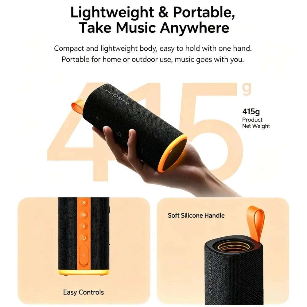 NEW Xiaomi Bluetooth Speaker C 18W Powerful Sound Speaker 3D Dazzling Lighting Waterproof and Dustproof Outdoor Speaker Portable