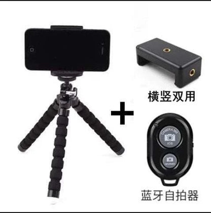 Tripods Tripod For Phone Mobile Camera Holder Clip Smartphone Monopod Tripe Stand Octopus Mini Tripod Stativ For Phone
