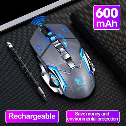 Wireless Mouse Charging Gaming Mouse Mute Backlit Mouse Mechanical Ergonomic Optical Computer Accessories for Pc Laptop