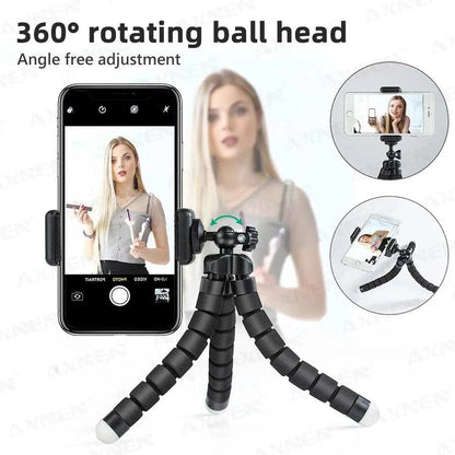 Tripods Tripod For Phone Mobile Camera Holder Clip Smartphone Monopod Tripe Stand Octopus Mini Tripod Stativ For Phone