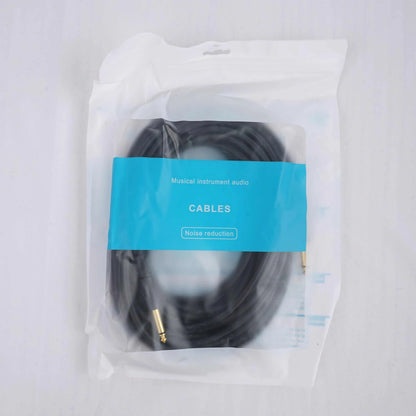 Audio Cable 3m 6m 10m Elastic PVC 6.35mm 1/4" Guitar Cable Straight to Straight for Electric Instruments
